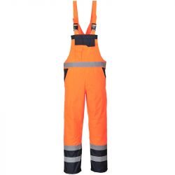 Cotte bicolore matelassée orange