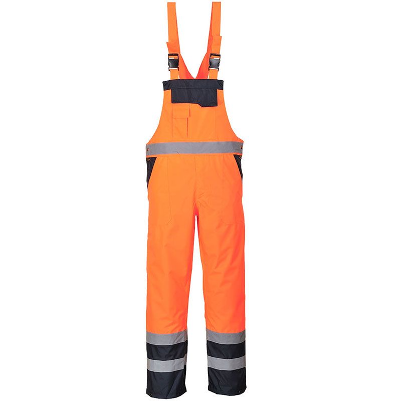 Cotte bicolore matelassée orange