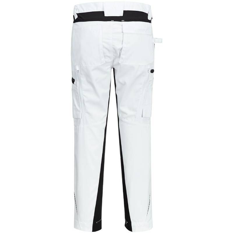Pantalon de travail cargo stretch WX2 Portwest blanc
