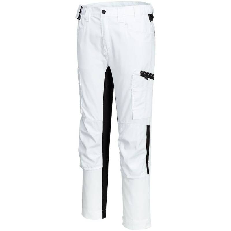 Pantalon de travail cargo stretch WX2 Portwest blanc