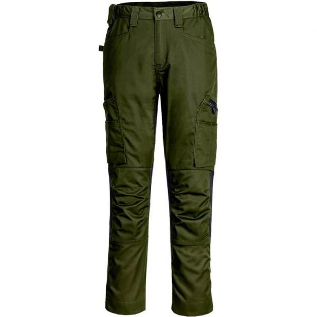 Pantalon de travail cargo stretch WX2 Portwest vert