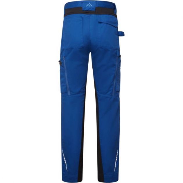 Pantalon de travail cargo stretch WX2 Portwest bleu