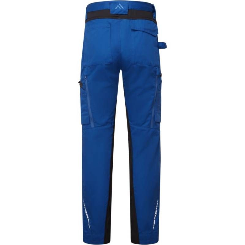Pantalon de travail cargo stretch WX2 Portwest bleu