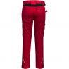Pantalon de travail cargo stretch WX2 Portwest rouge