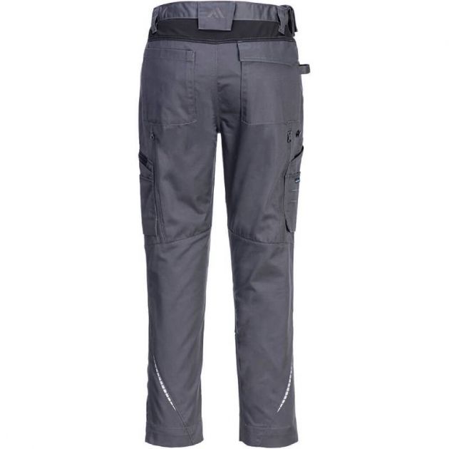 Pantalon de travail cargo stretch WX2 Portwest gris