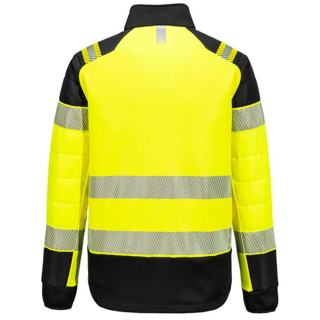 Veste hybride baffle HV PW3 jaune