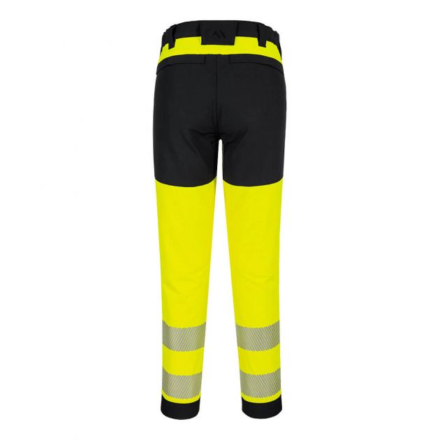 Pantalon stretch HV PW3 jaune