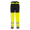 Pantalon stretch HV PW3 jaune