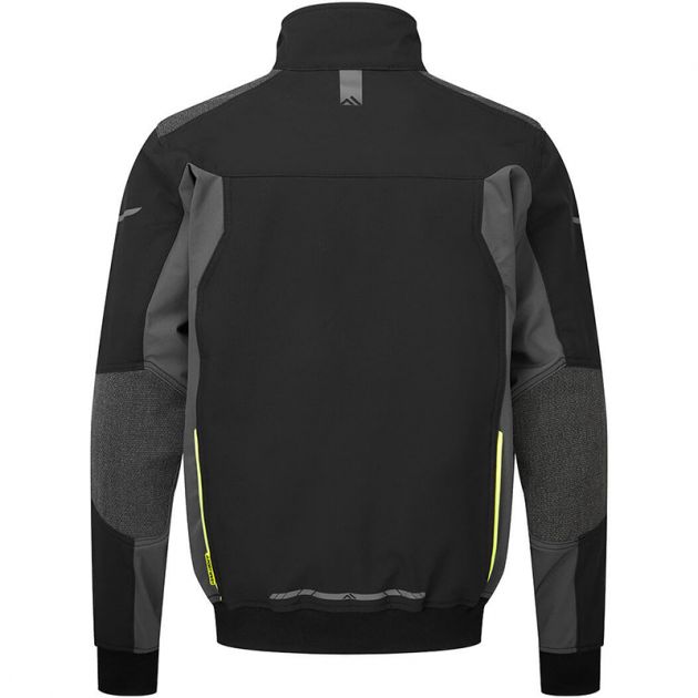 EV4 Softshell Bomber Jacket (3L) noir dos