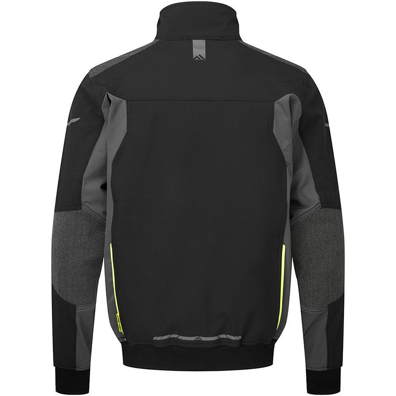 EV4 Softshell Bomber Jacket (3L) noir dos