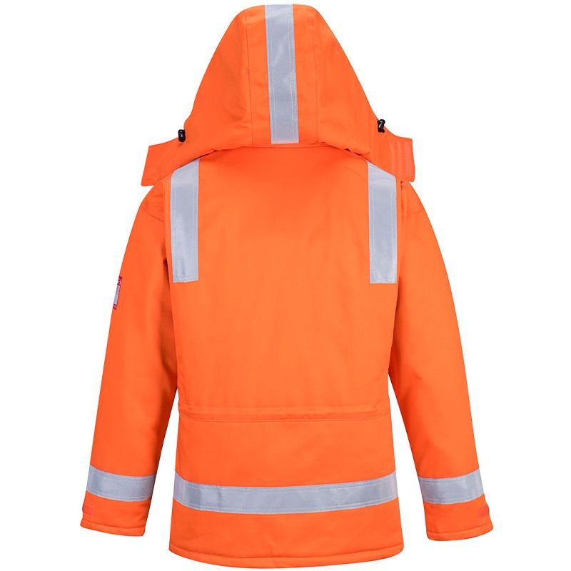 Parka Hiver FR Anti-Statique orange dos