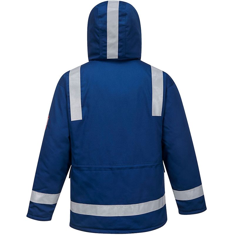 Parka Hiver FR Anti-Statique bleu dos