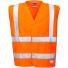 Gilet HV antistatique et flamme résistant orange