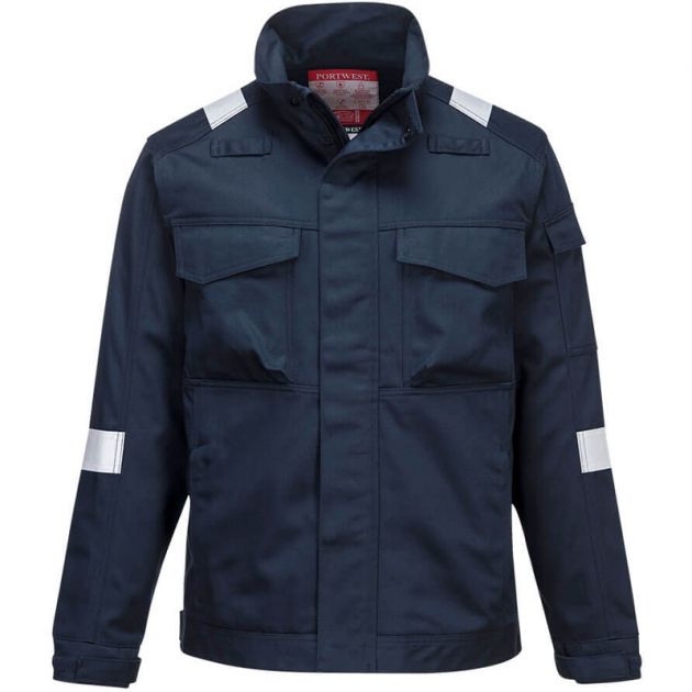 Veste Ultra Bizflame bleu face