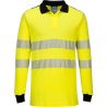 Polo Haute Visibilité Ignifugé jaune noir face