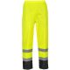 Pantalon de pluie de travail haute visibilité jaune