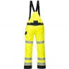 Pantalon de pluie multi normes arc électrique jaune dos