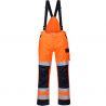 Pantalon de pluie multi normes arc électrique orange face