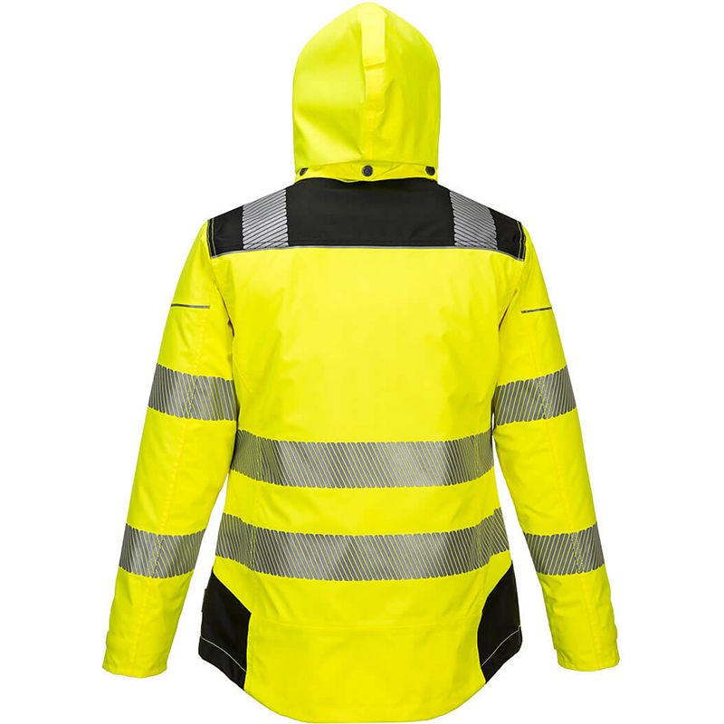 Parka d'hiver PW3 pour Femmes jaune dos