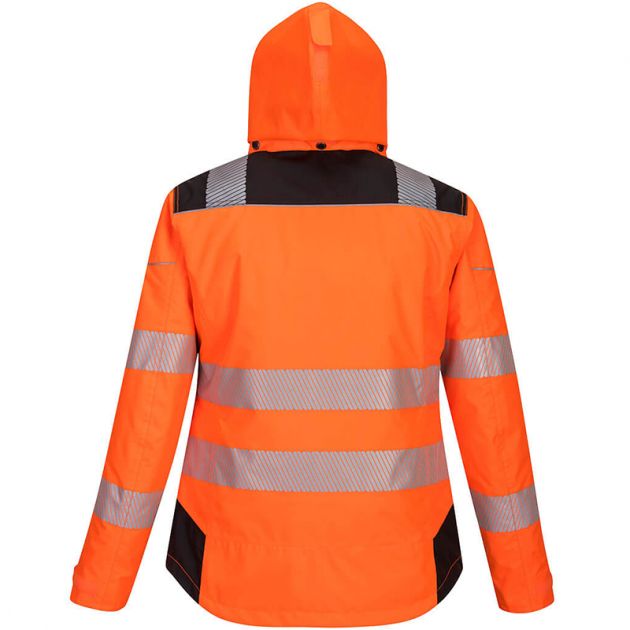 Parka d'hiver PW3 pour Femmes orange dos