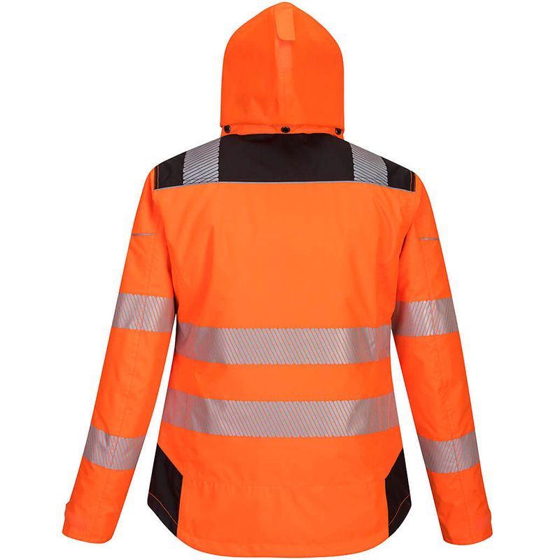 Parka d'hiver PW3 pour Femmes orange dos