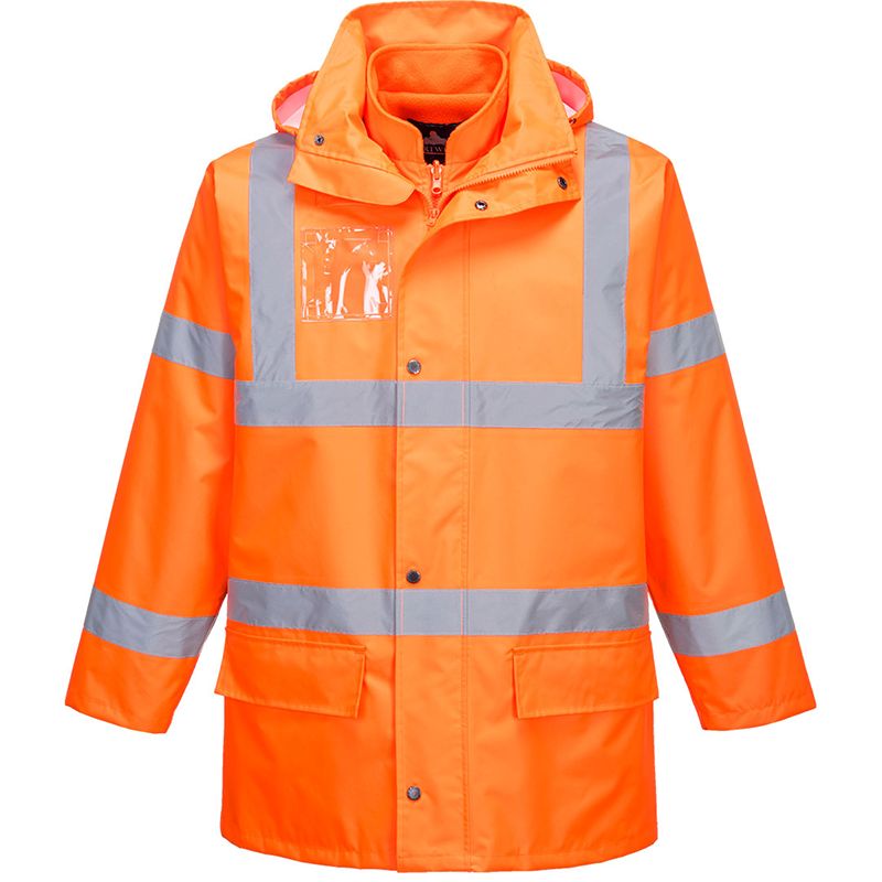 Parka Hi-Vis Essential 5 en 1 orange face