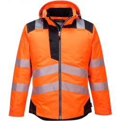 Parka HV PW3 orange noir face