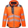 Parka HV PW3 orange gris face