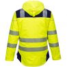 Parka HV PW3 jaune bleu fos
