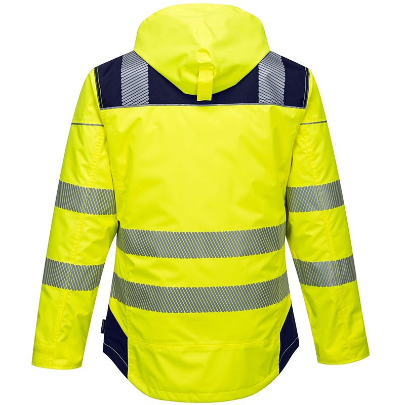 Parka HV PW3 jaune bleu fos