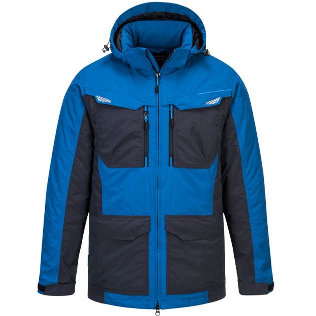 Parka WX3 bleu face