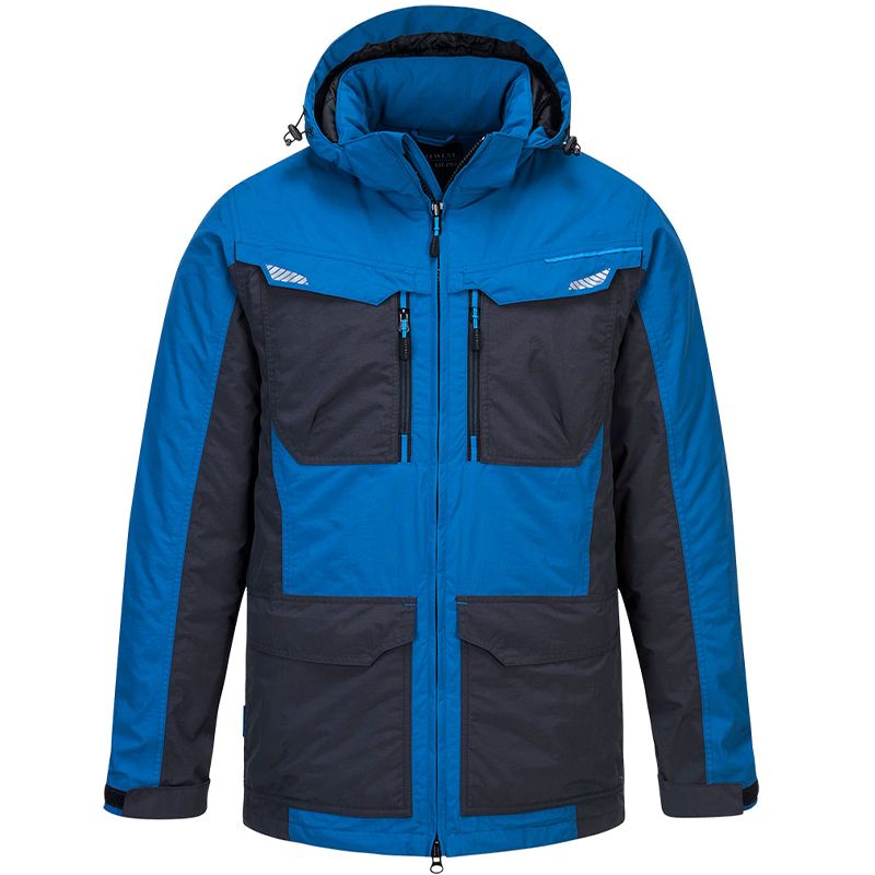 Parka WX3 bleu face