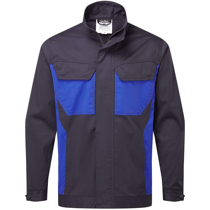 Veste Lavage Industriel WX3 bleu face