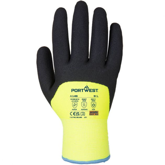 Gant Hiver Arctic jaune