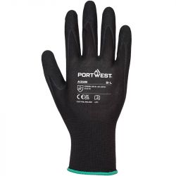 Gant Dermi-Grip NPR15 Nitrile Sablé noir