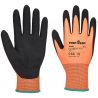 Gant Dermi-Grip NPR15 Nitrile Sablé orange R/V