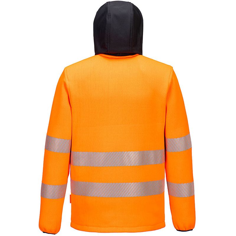 Polaire technique Hi-Vis PW3 orange dos