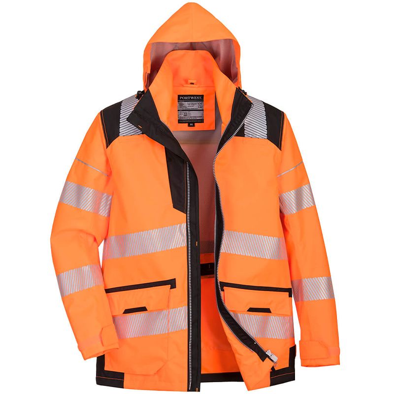 Parka PW3 Hi-Vis 5-en-1 orange face