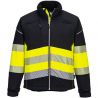 Veste Softshell PW3 Haute Visibilité Classe 1 jaune face
