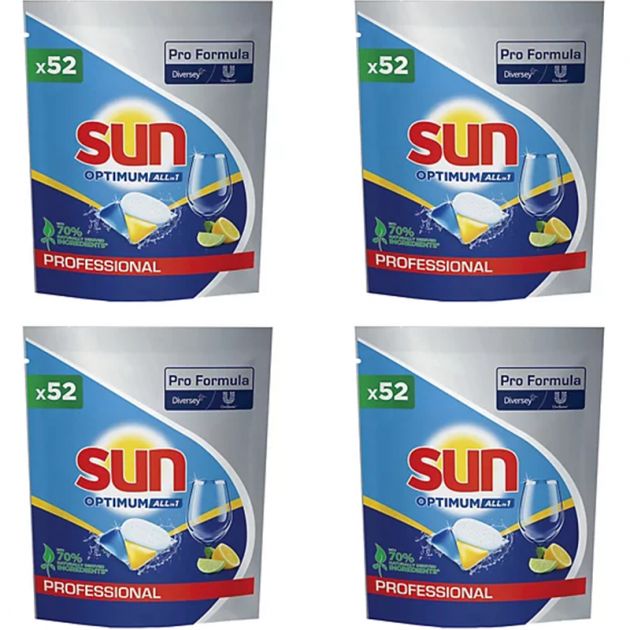 Skip Pro Formula Biological 208 capsules 4 paquets de 52 Skip Pro Formula Biological 208 capsules 4 paquets de 52