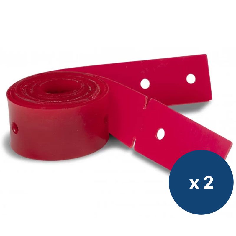 Jeu de 2 lamelles rouge pour 220 NX