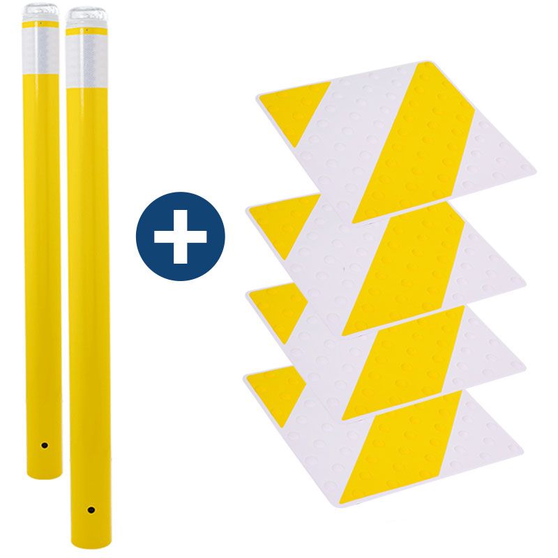 Kit passage piètons jaune/blanc