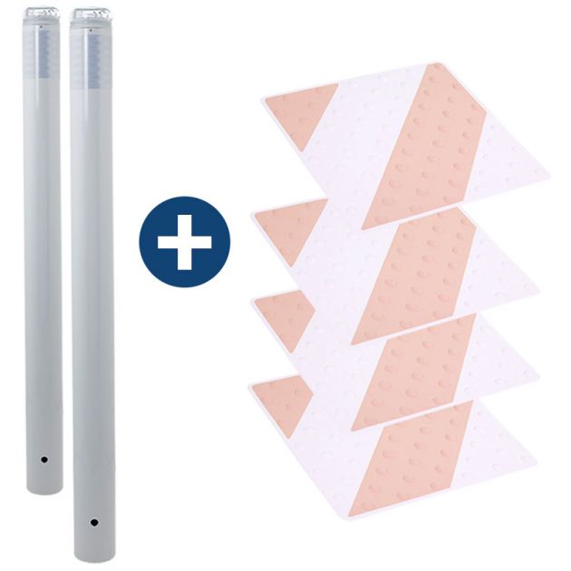 Kit passage piètons ivoire/blanc