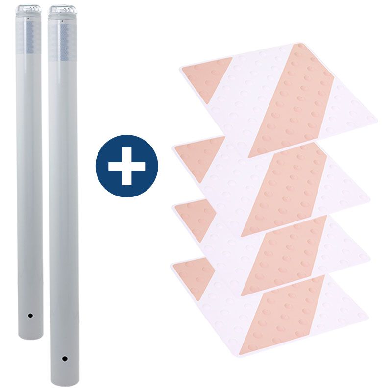 Kit passage piètons ivoire/blanc