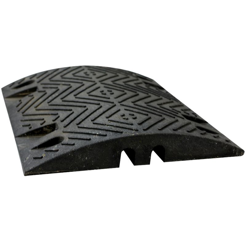 Ralentisseur droit à l'unité 20-30km/h H 50 mm noir