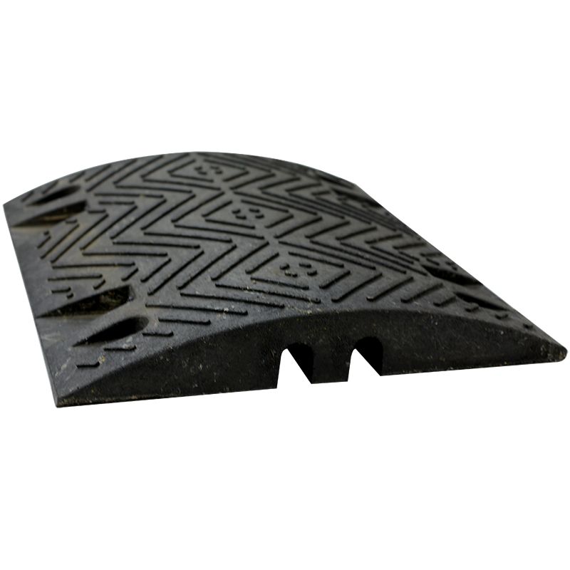 Ralentisseur droit à l'unité 10-20km/h H 60 mm noir