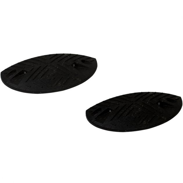 Ralentisseur 1/2 rond à l'unité 20-30km/h H 50 mm noir