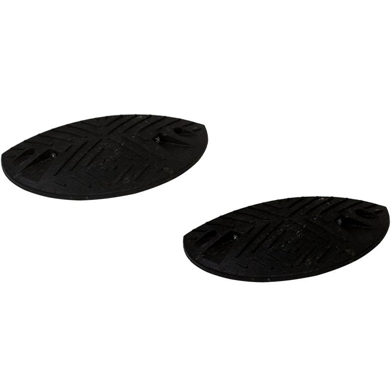 Ralentisseur 1/2 rond à l'unité 20-30km/h H 50 mm noir