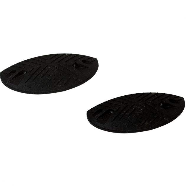 Ralentisseur 1/2 rond à l'unité 10-20km/h H 60 mm noir