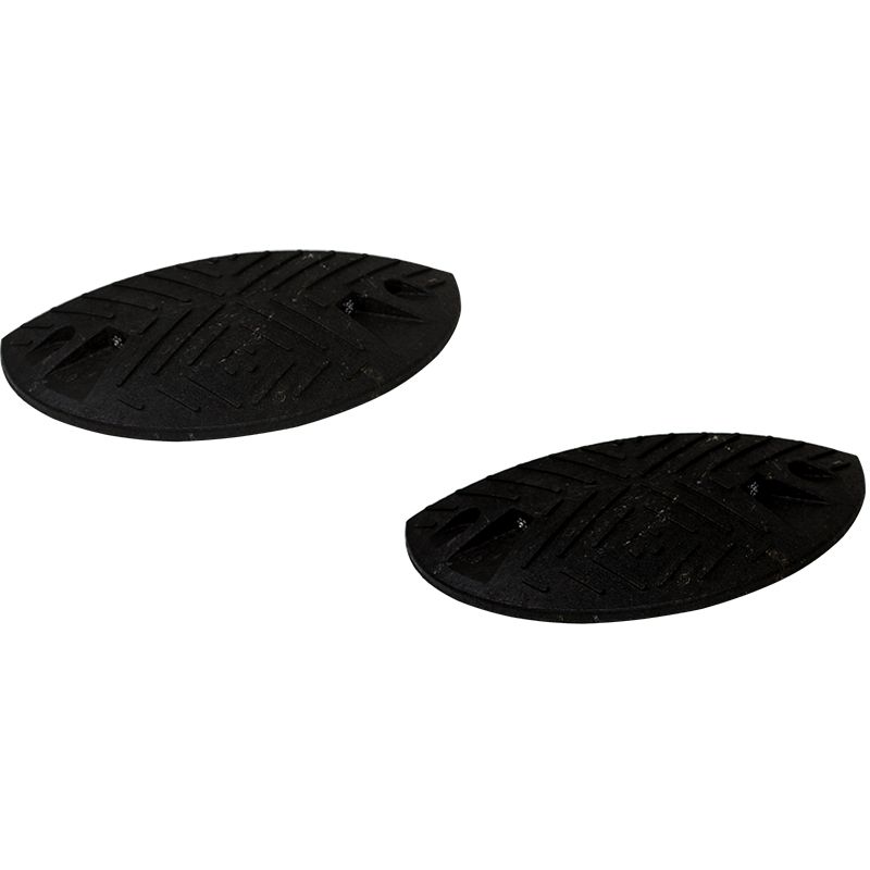 Ralentisseur 1/2 rond à l'unité 10-20km/h H 60 mm noir